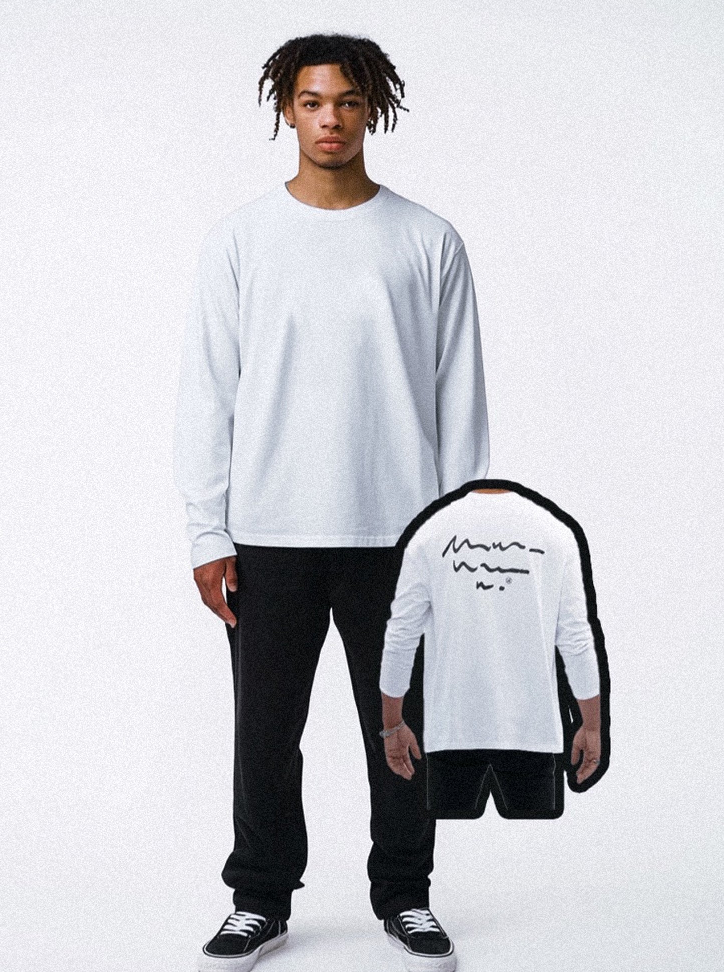 UNISEX SCRIPTED LONG SLEEVE
