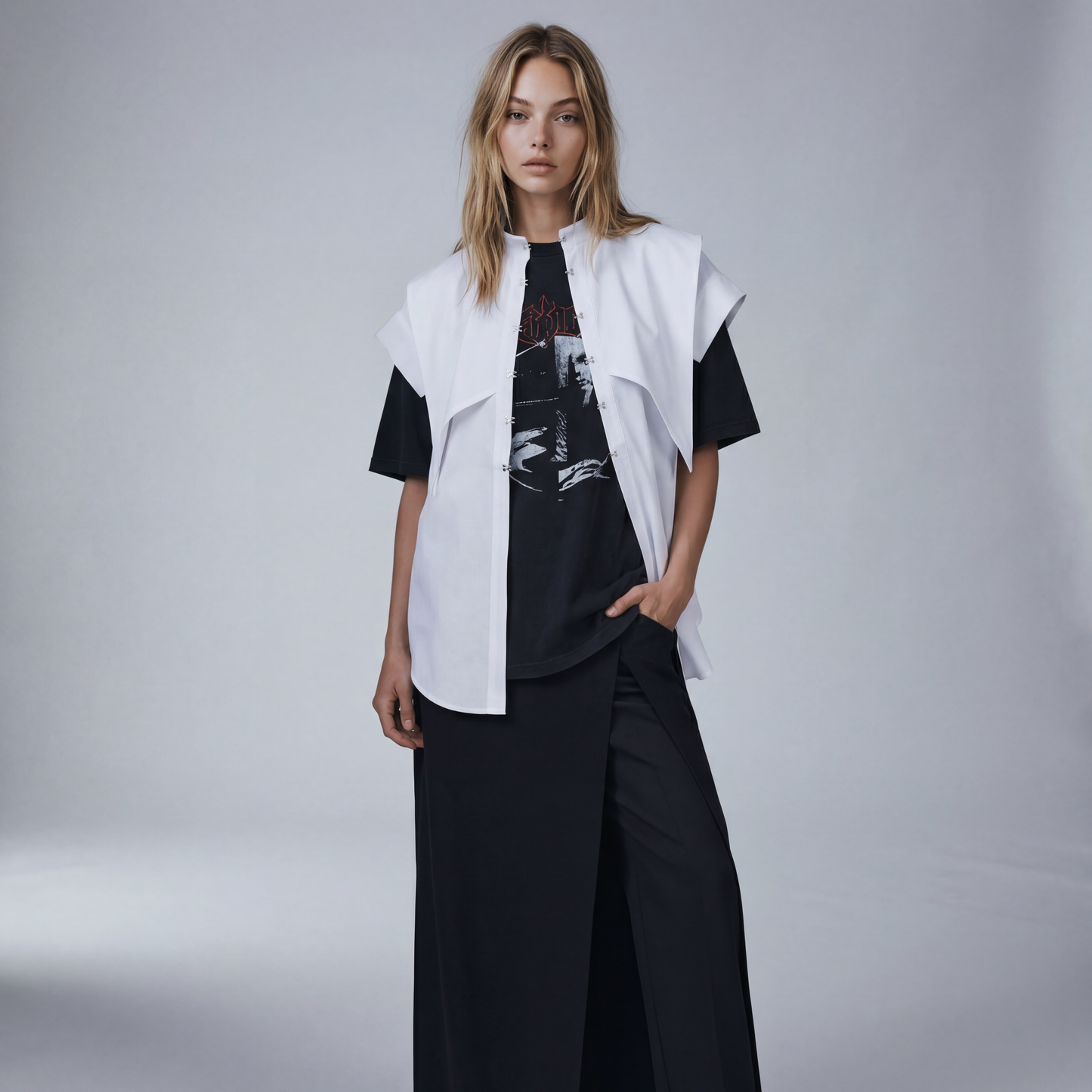 CF HOOK AND EYE SLEEVELESS TOP - Borrow