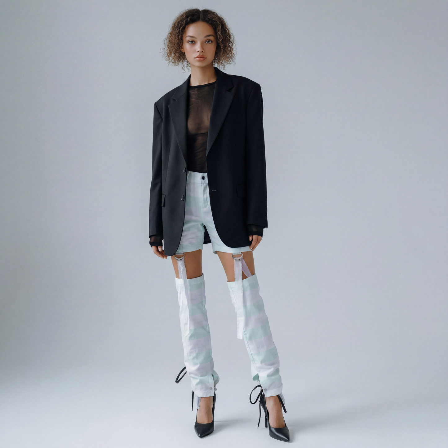 PLAID CHOPPED PANT - Borrow