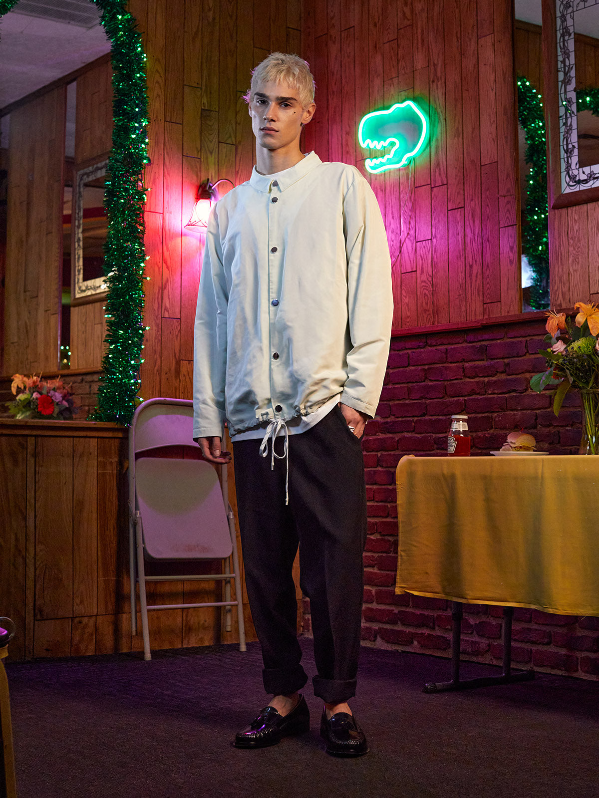 UNISEX RAVEN SNAP FRONT GOLF JACKET