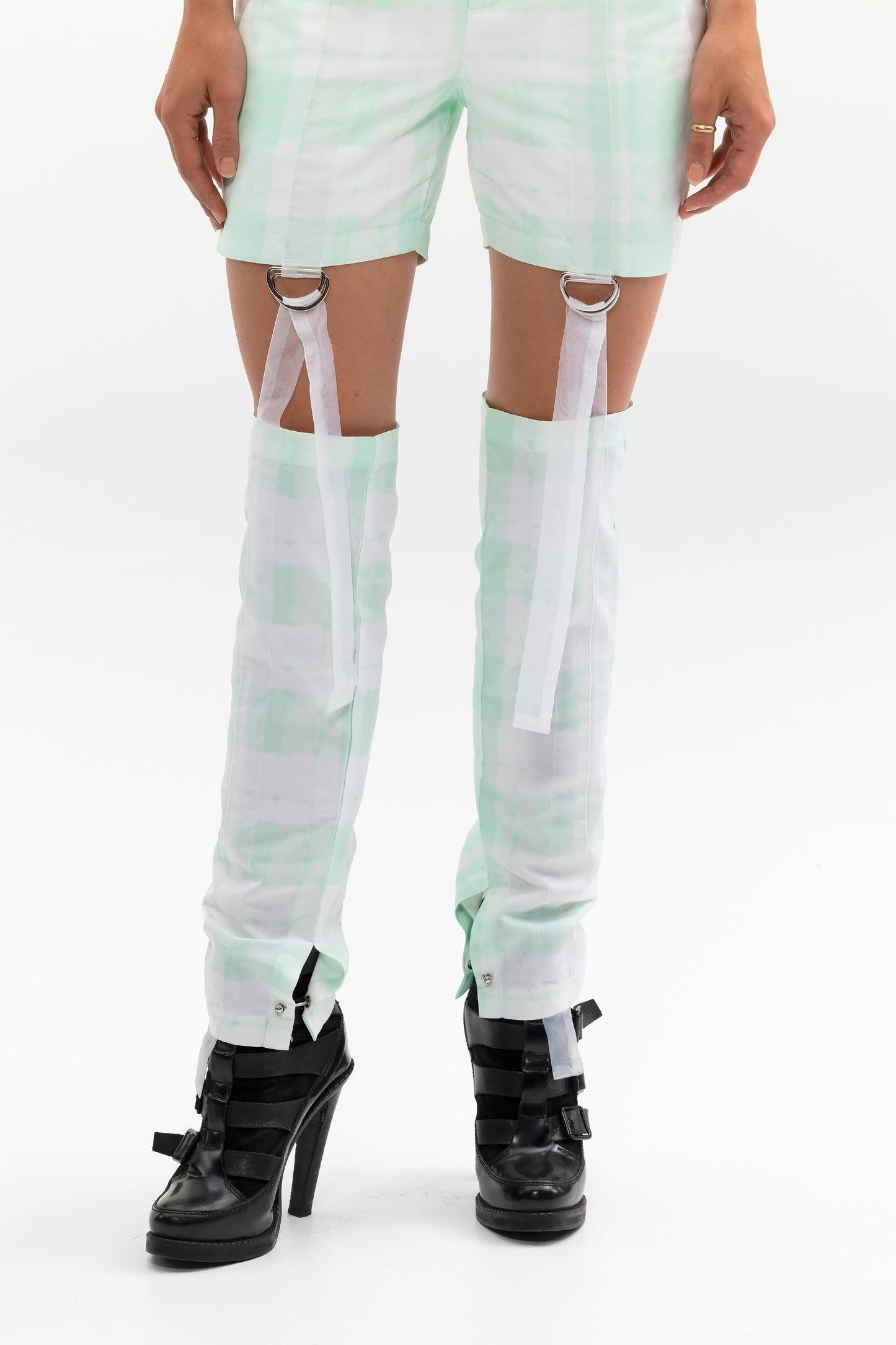 PLAID CHOPPED PANT