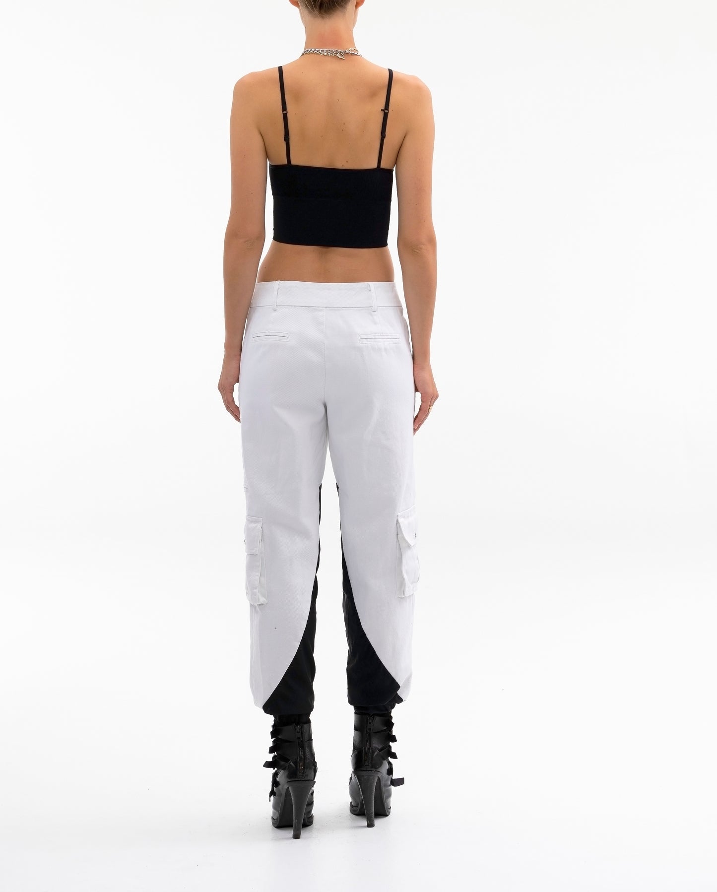 COMBO CARGO PANT WITH ELASTIC CUFF