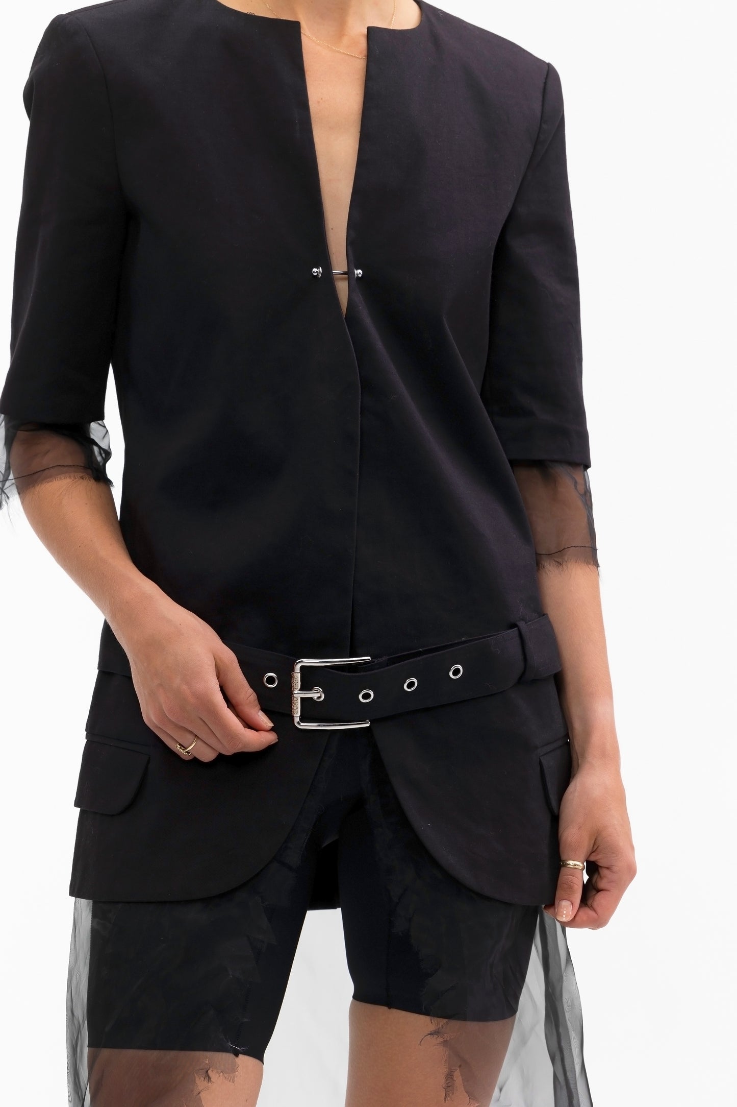 BELTED BLAZER DRESS
