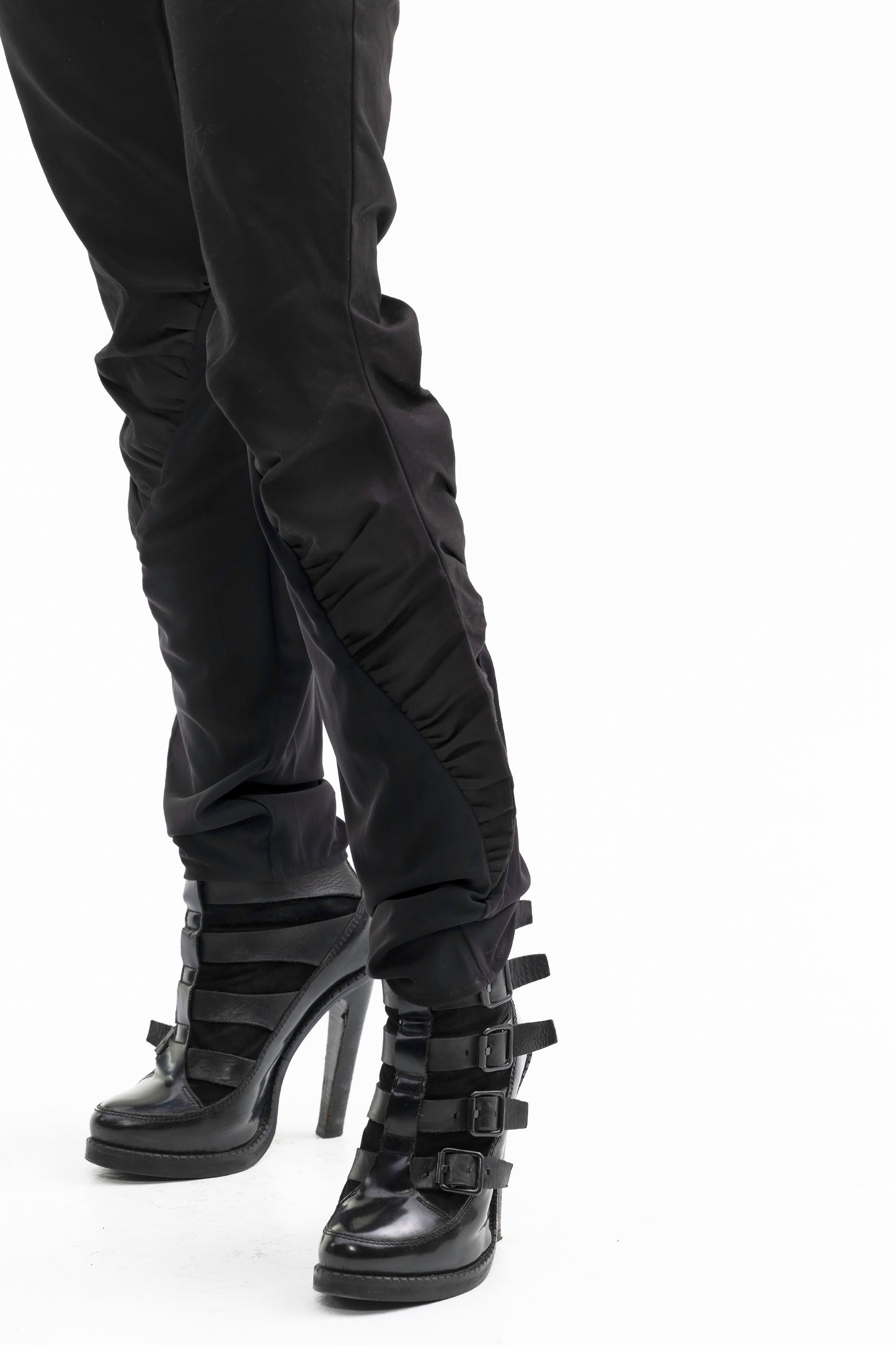 ROUCHED COMBO TROUSER