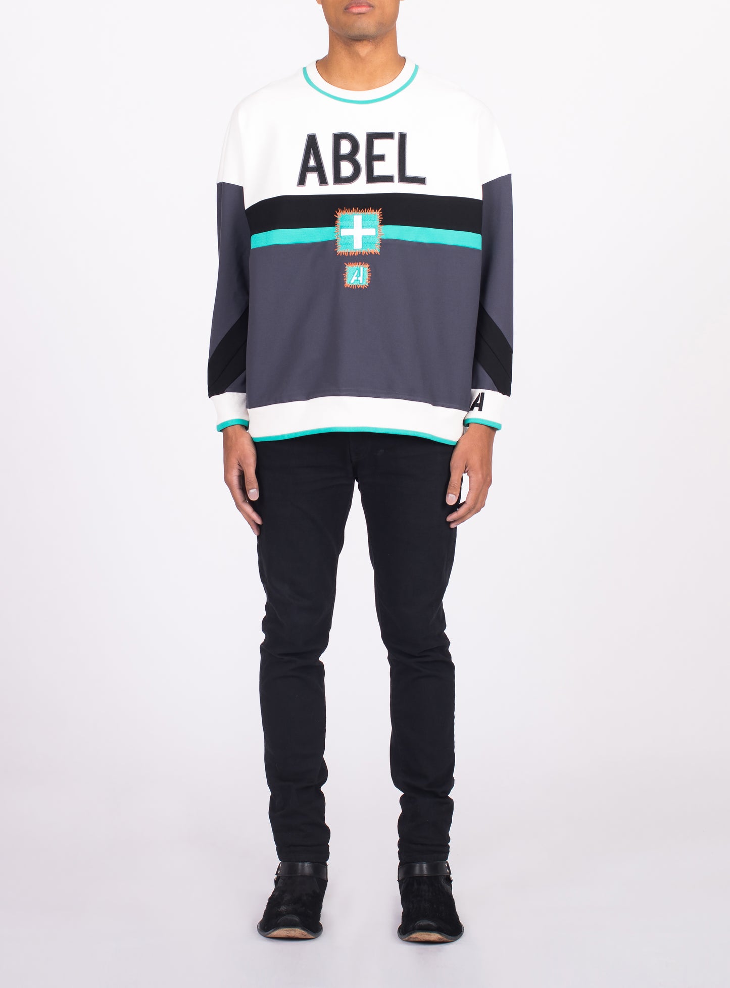 UNISEX ABEL MEDICAL PATCH CREW NECK SWEATSHIRT