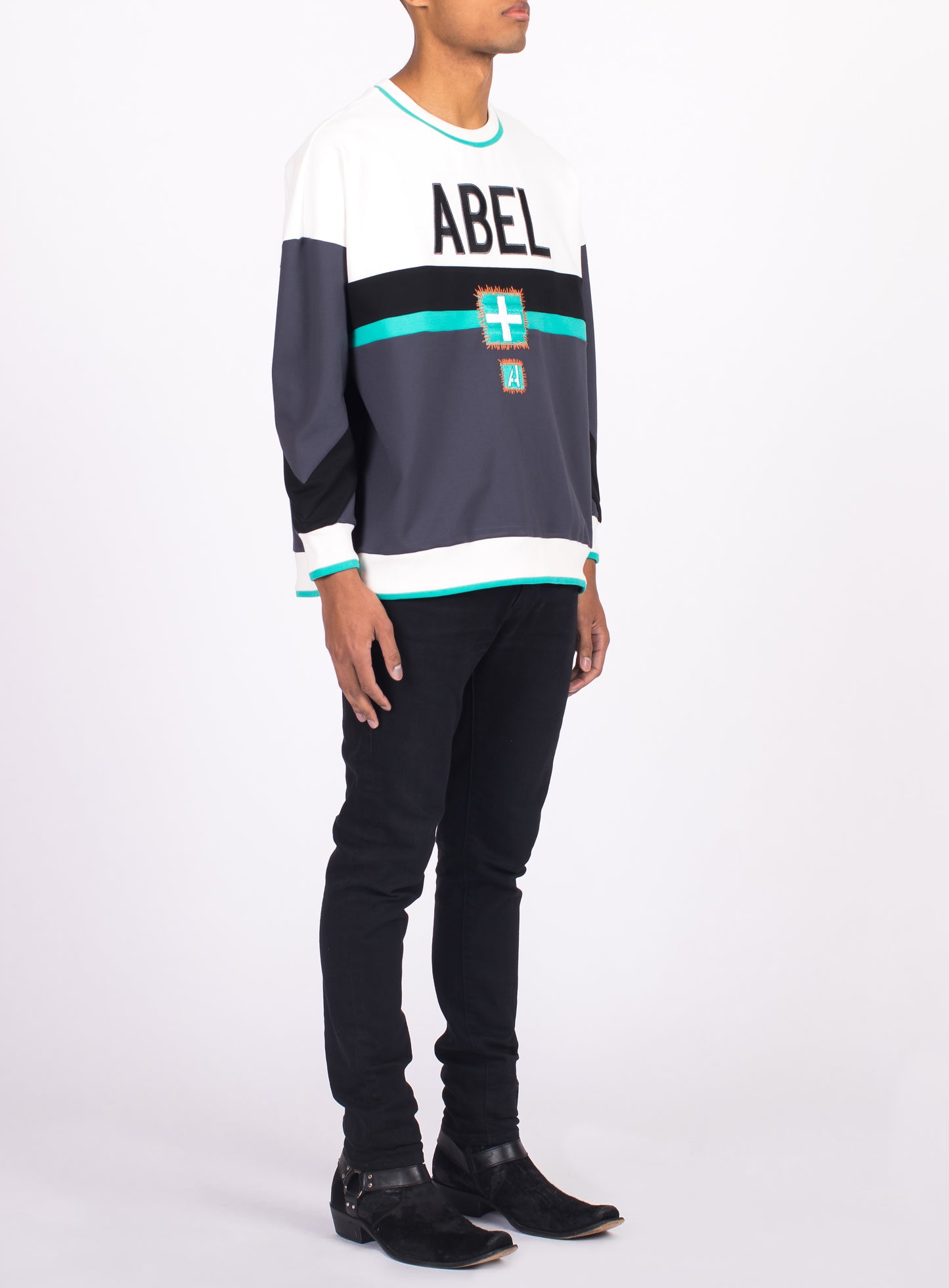 UNISEX ABEL MEDICAL PATCH CREW NECK SWEATSHIRT