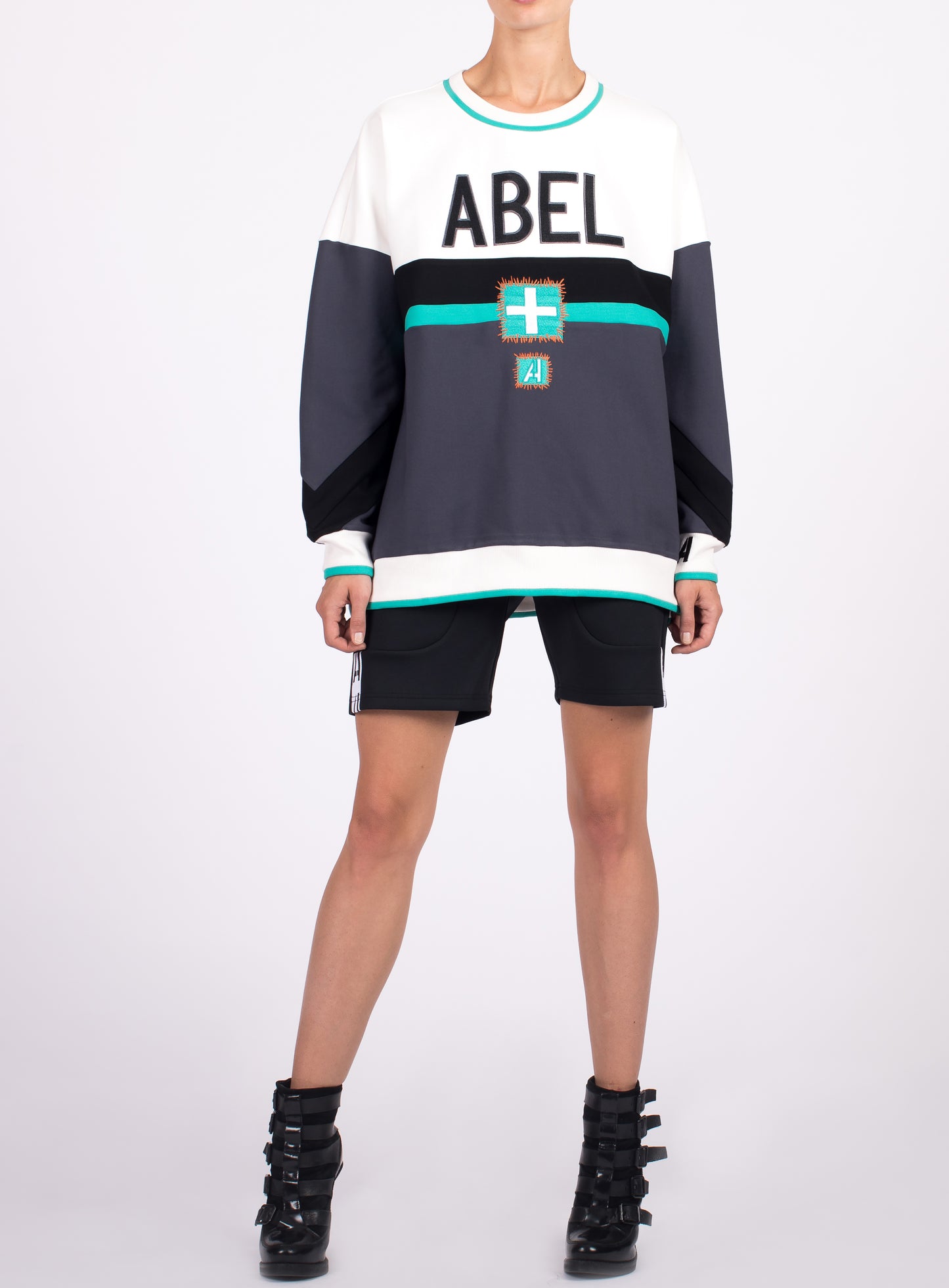 UNISEX ABEL MEDICAL PATCH CREW NECK SWEATSHIRT