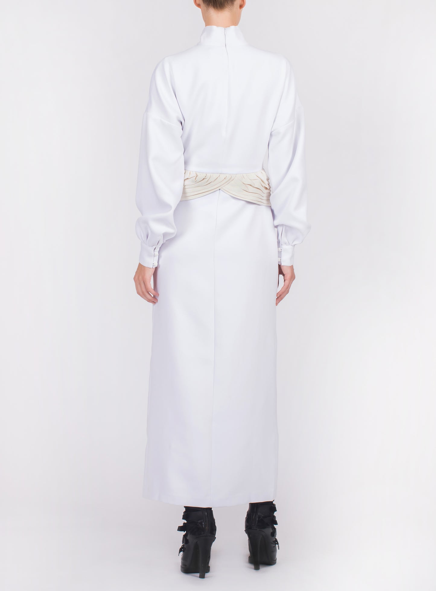 FLOOR LENGTH MOCK DRESS