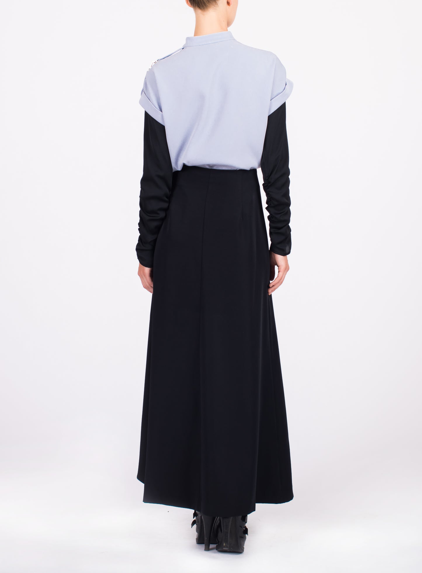 FLOOR LENGTH SLIT SKIRT