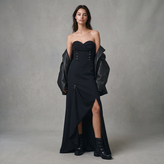 SWEETHEART SLIT DRESS - Borrow