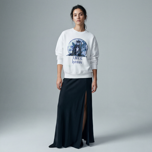 UNISEX ROYAL SHRINE CREW NECK SWEATSHIRT - Borrow