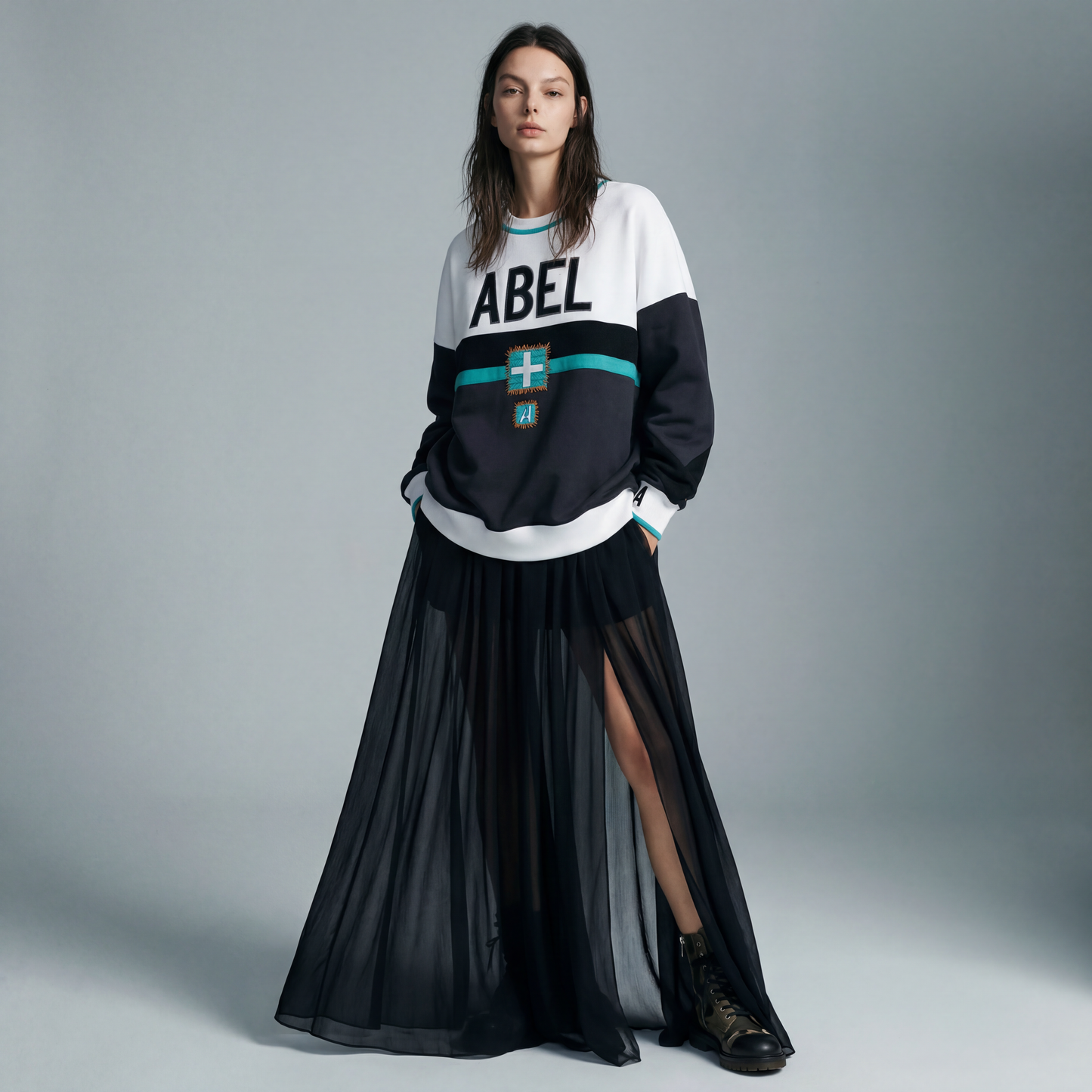 UNISEX ABEL MEDICAL PATCH CREW NECK SWEATSHIRT - Borrow