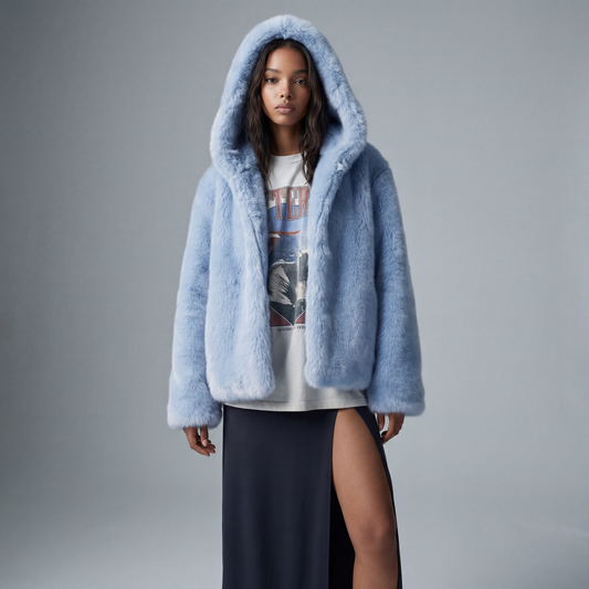 OVERSIZED FUR COAT - Borrow