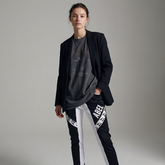 LOGO BLOCKED PANT - Borrow
