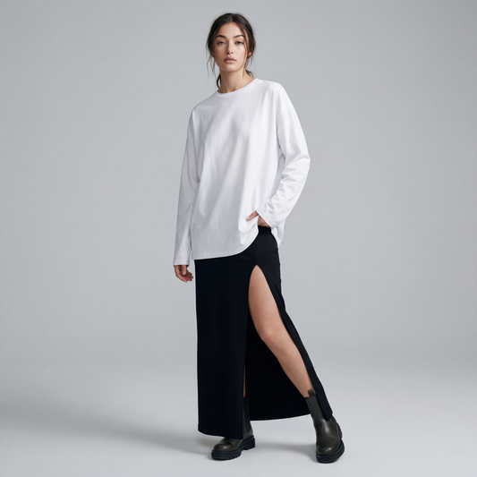 UNISEX SCRIPTED LONG SLEEVE - Borrow