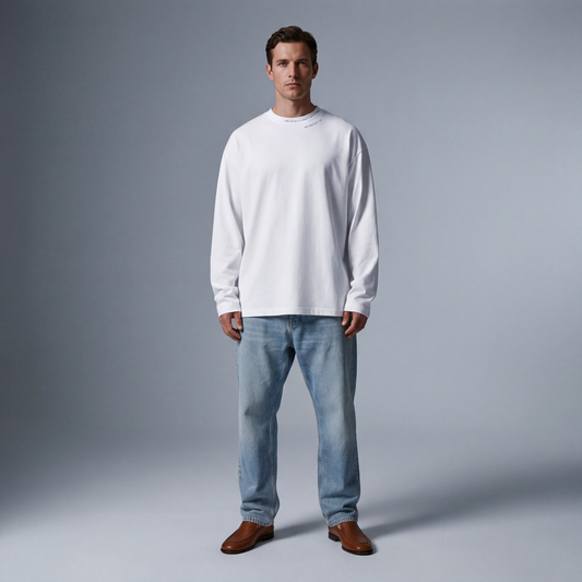 UNISEX LONG SLEEVE RESTRICTED TEE - Borrow