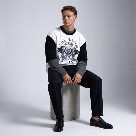 UNISEX RAVEN CREST BASEBALL TEE - Borrow