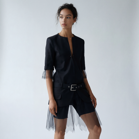 BELTED BLAZER DRESS - Borrow