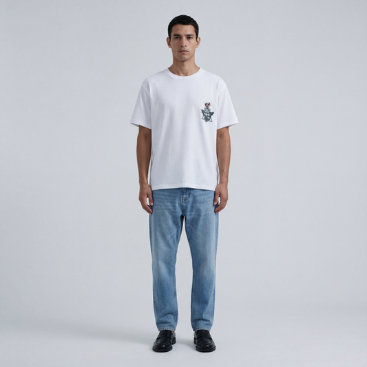 UNISEX CARNATION COIN TEE - Borrow