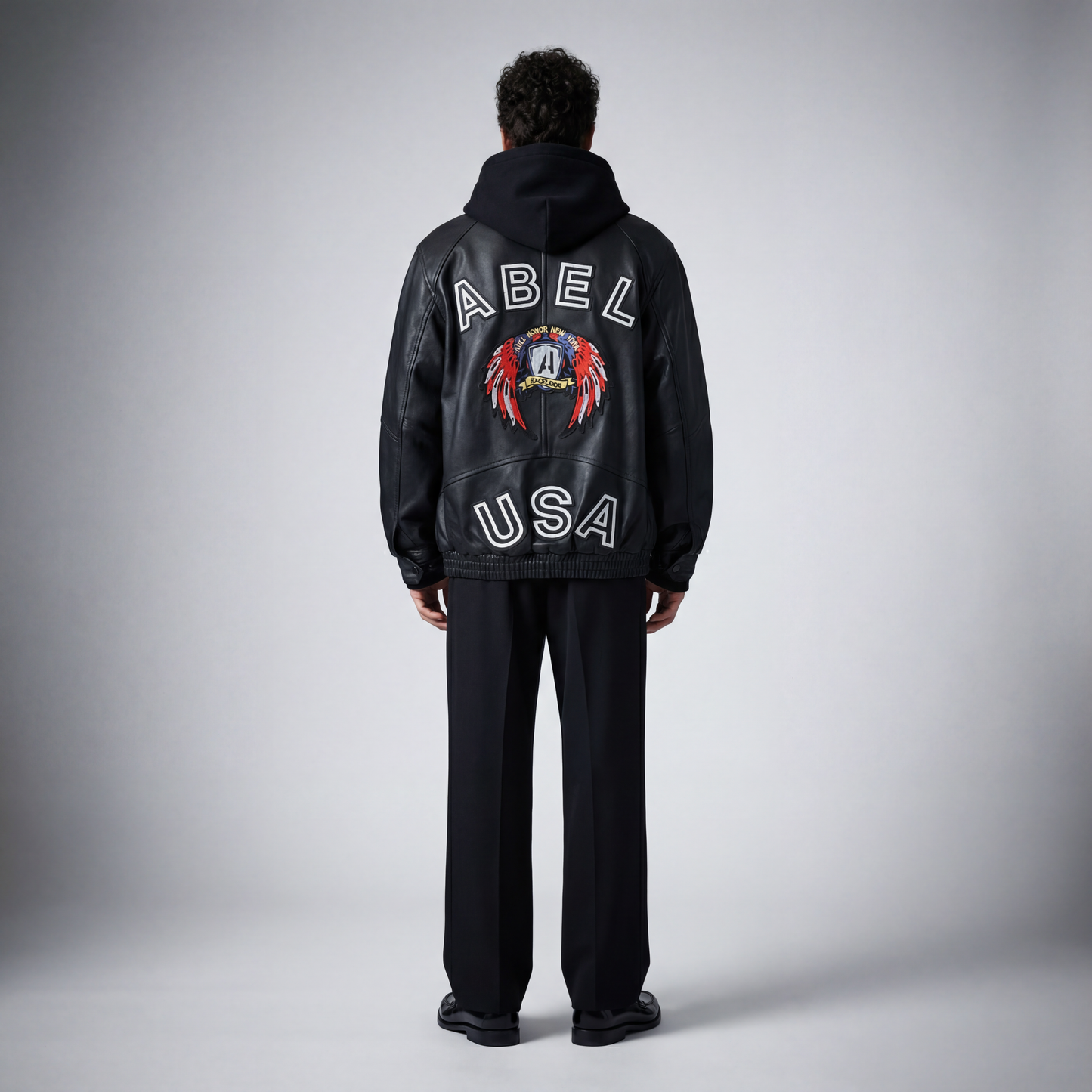 EXCELSIOR LEATHER LETTERMAN JACKET