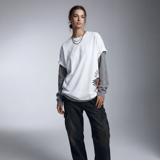 UNISEX RAVEN CREST TEE - Borrow