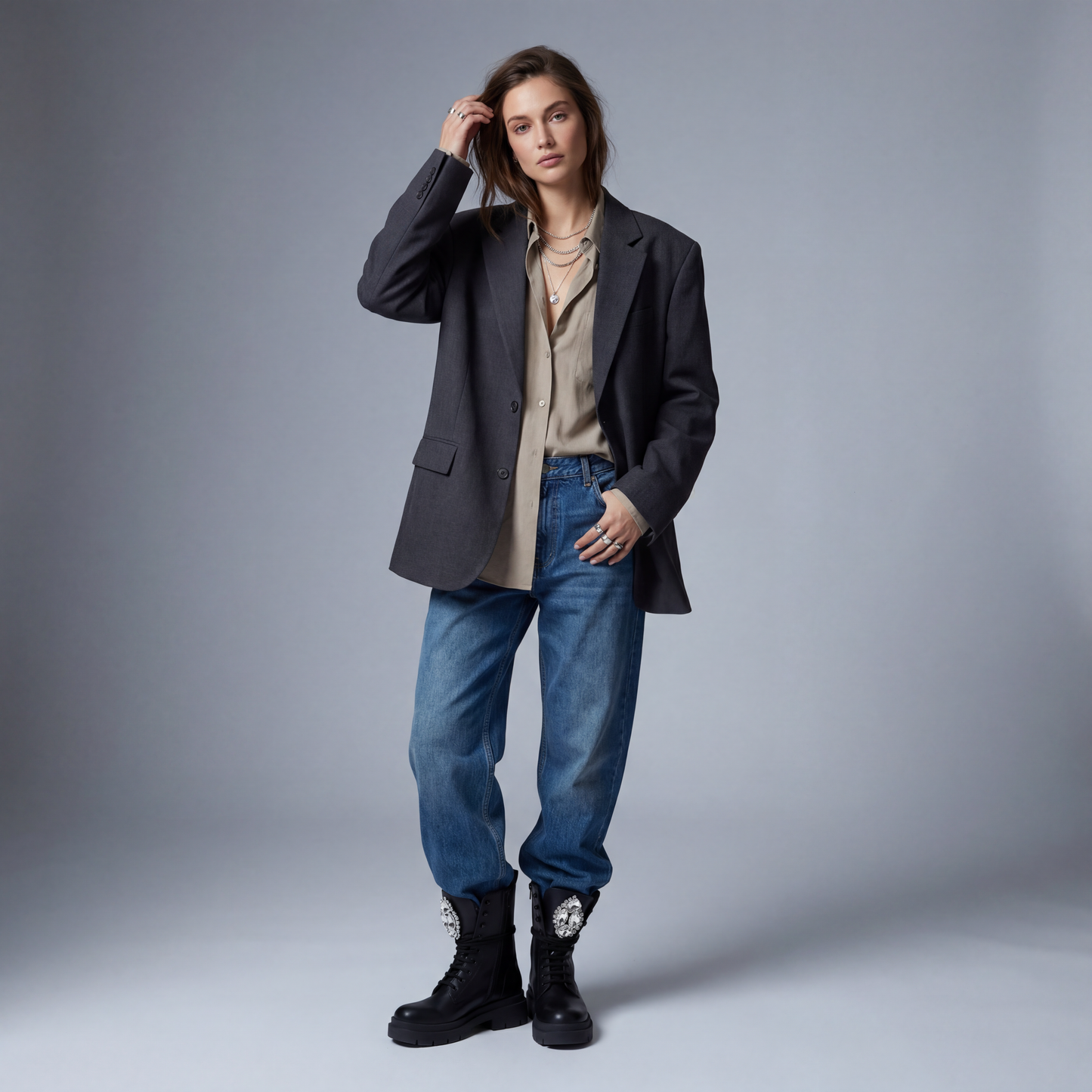 THE ROYAL COURT COMBAT BOOT - Borrow