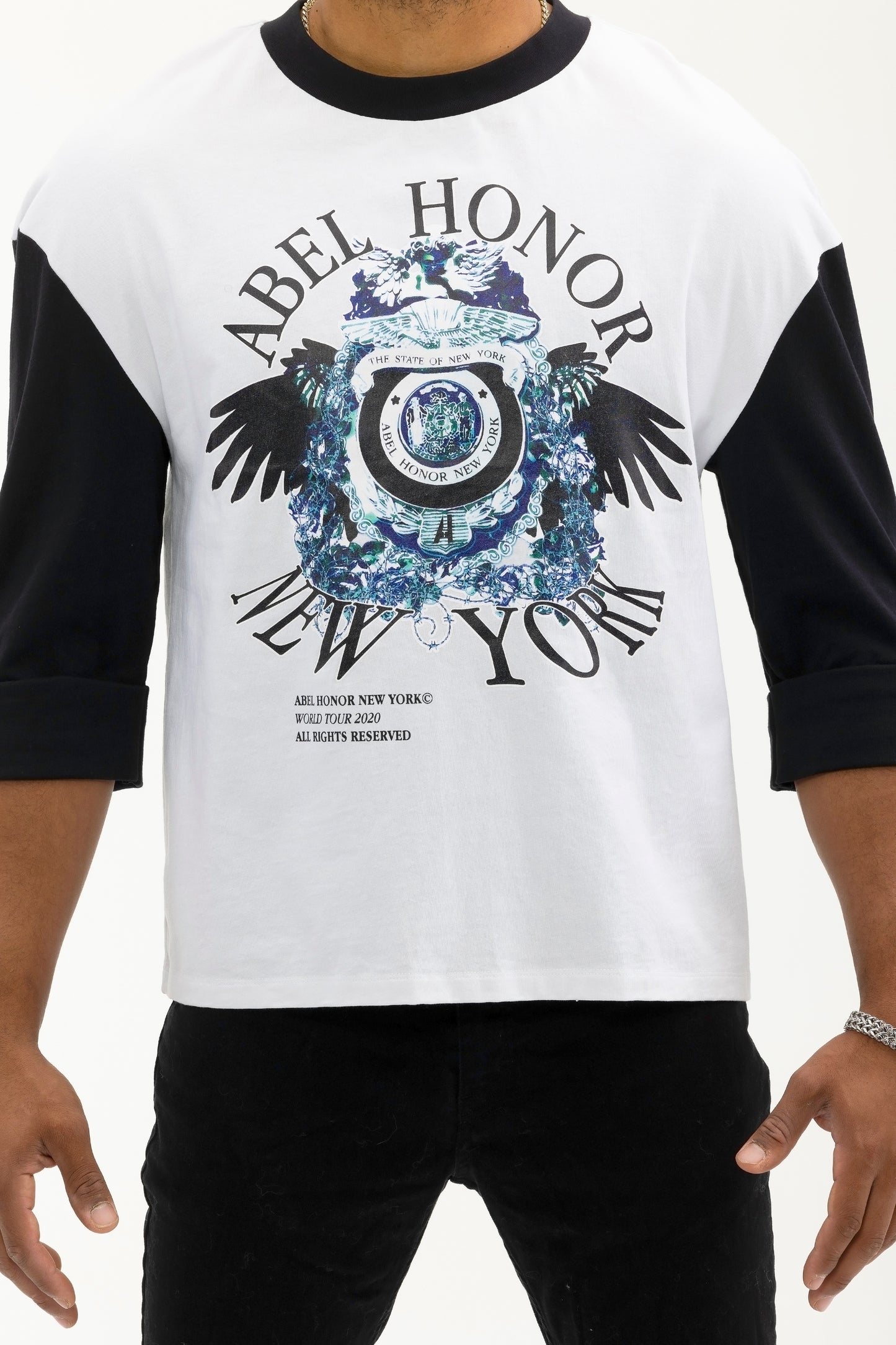UNISEX RAVEN CREST BASEBALL TEE