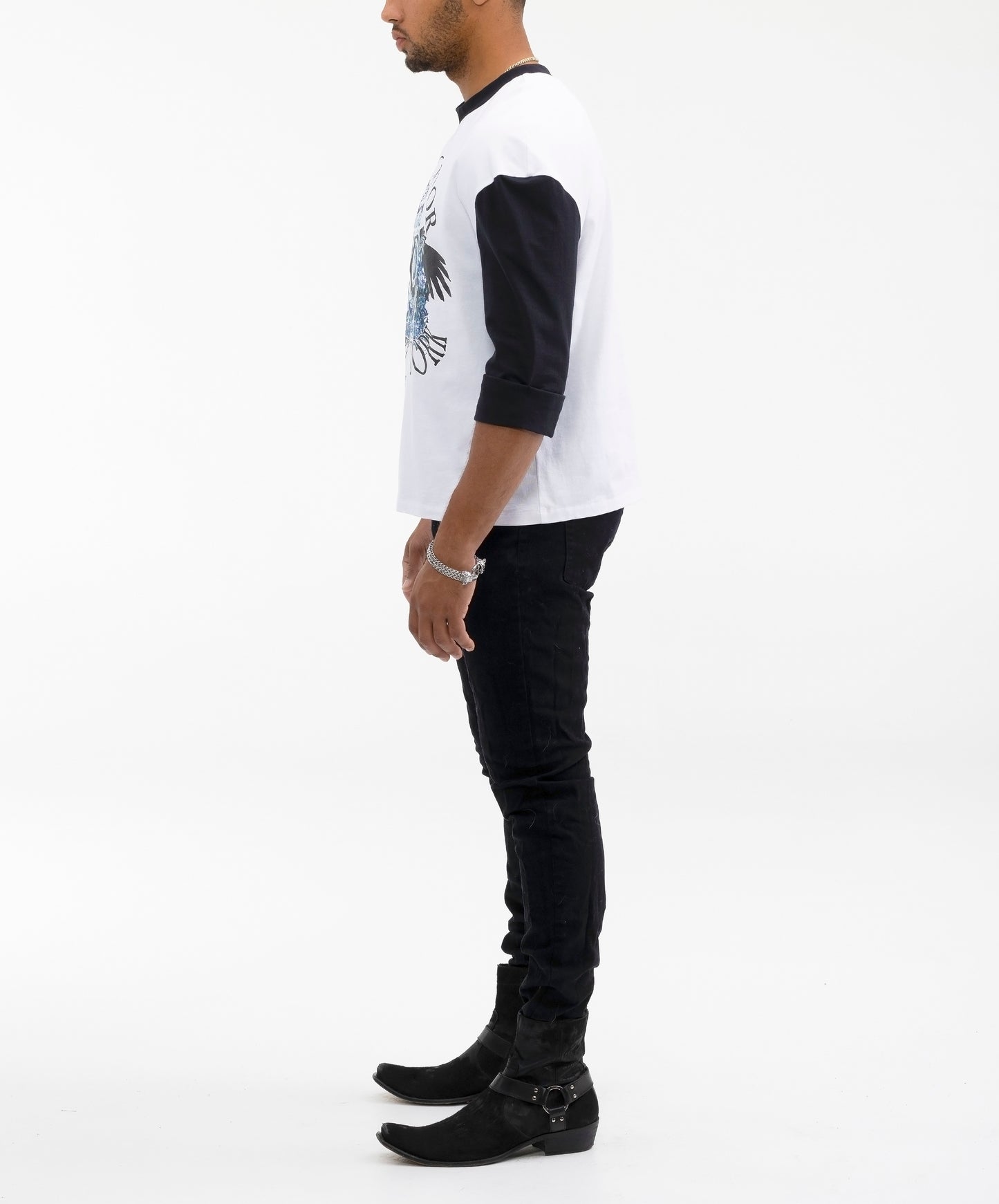 UNISEX RAVEN CREST BASEBALL TEE
