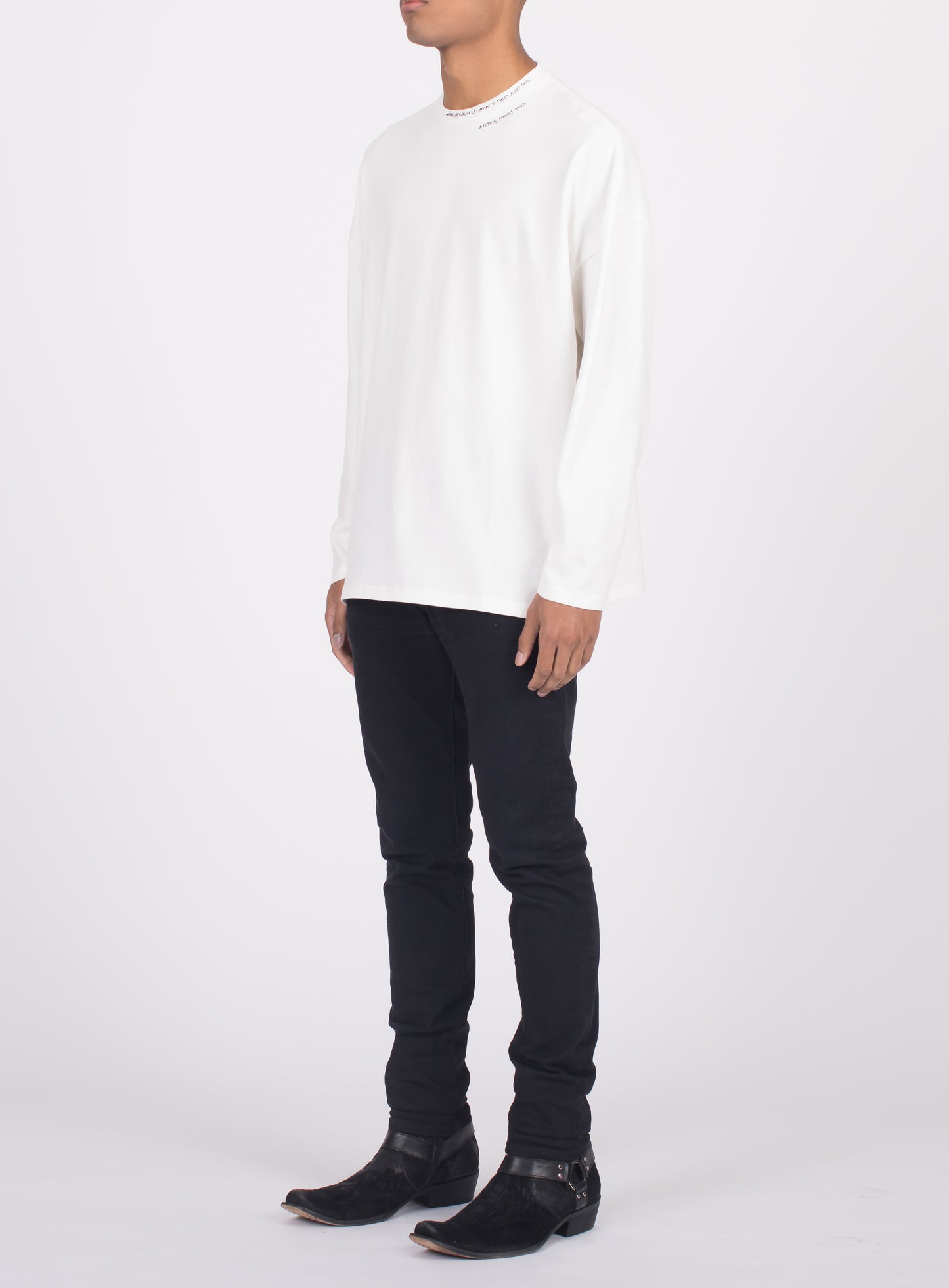 UNISEX LONG SLEEVE RESTRICTED TEE