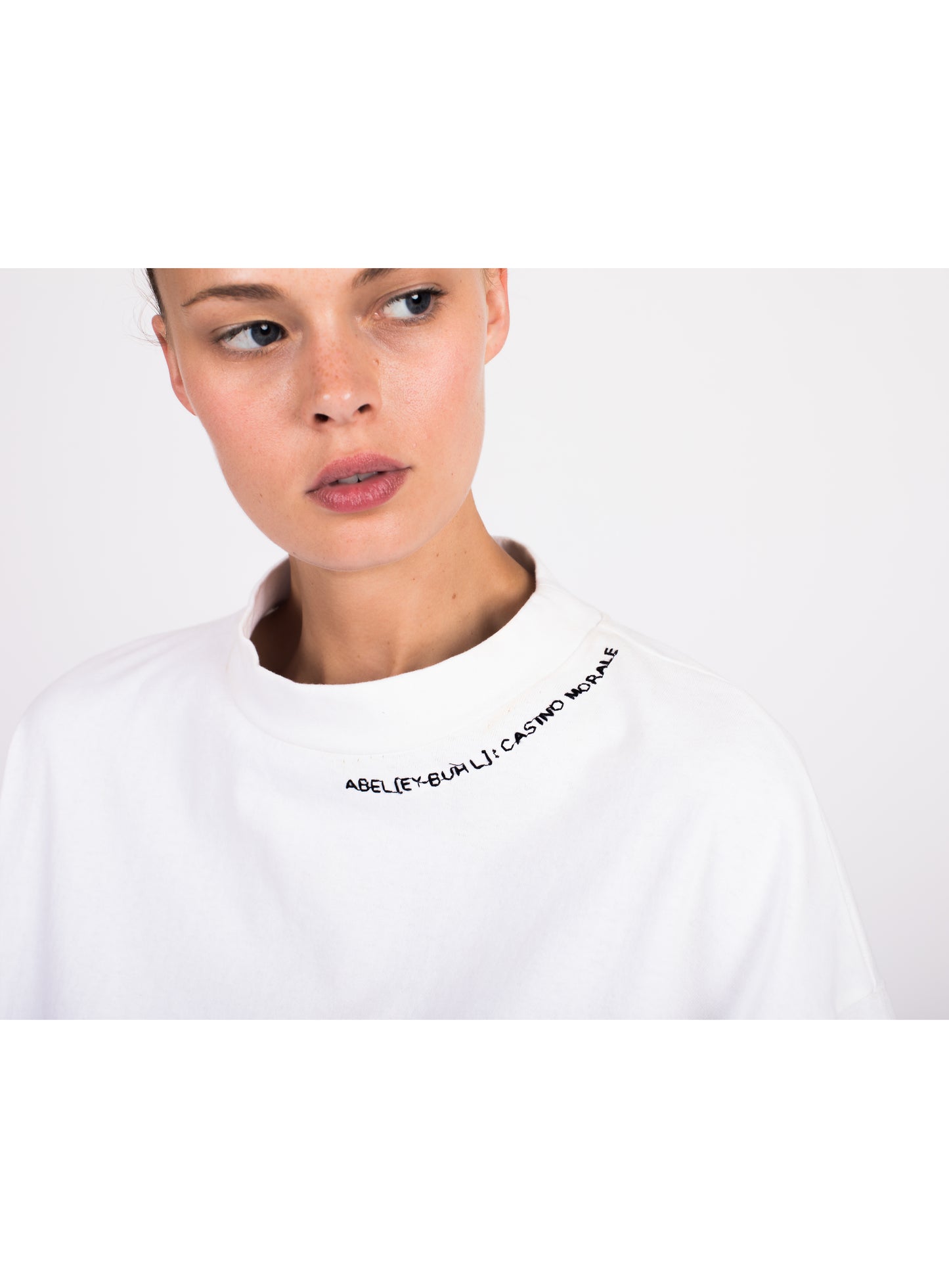 UNISEX MOCK KNIT ANGEL TEE